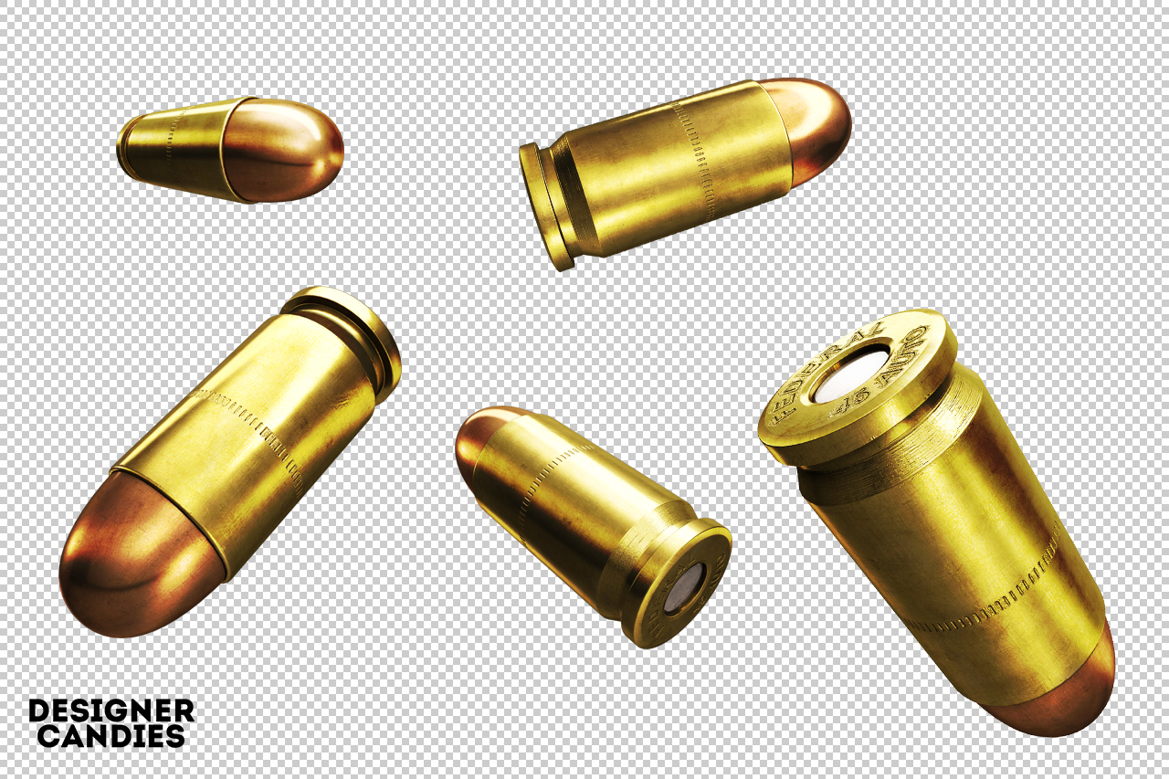 3D bullets for Photoshop
