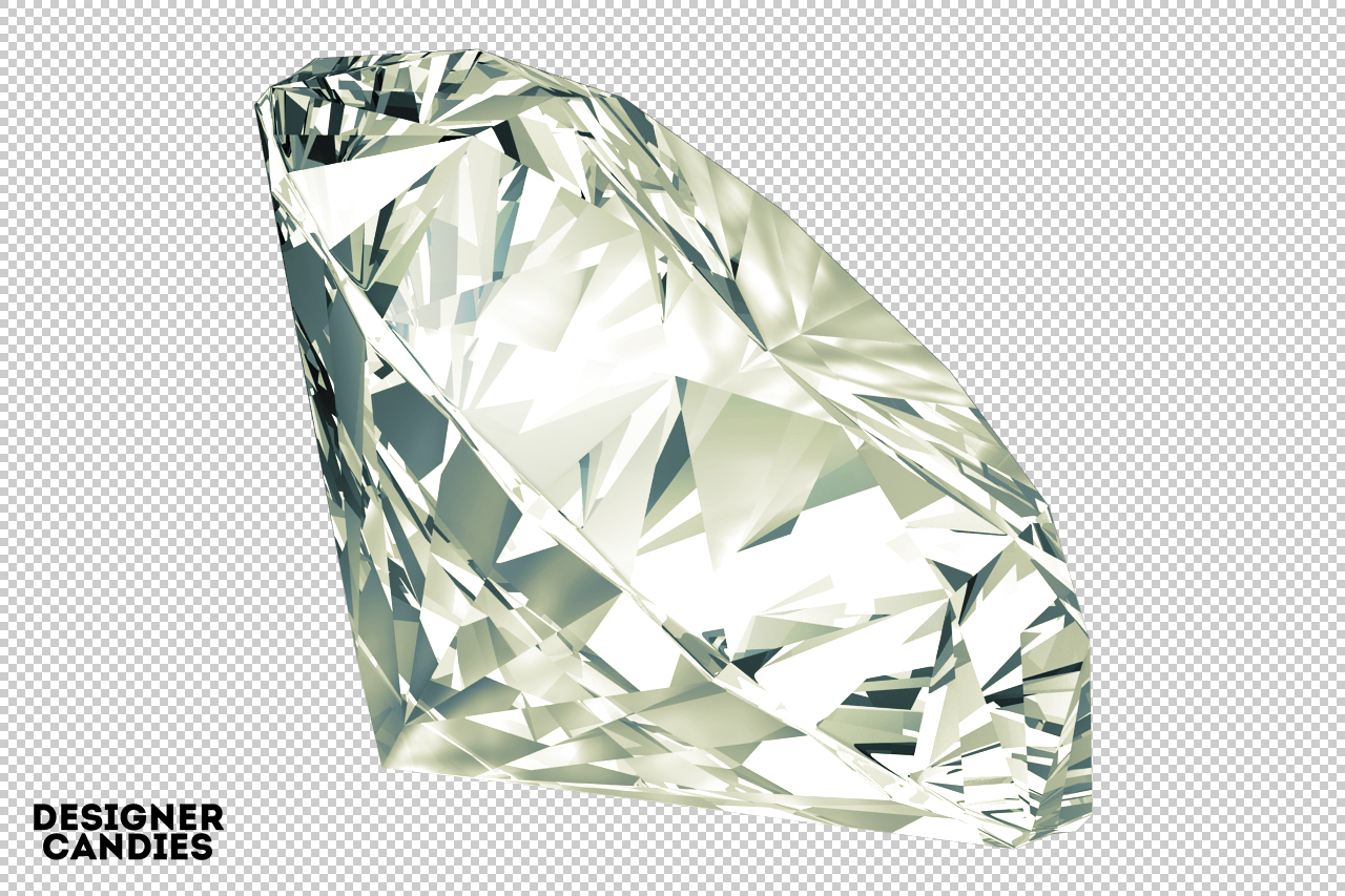 Transparent Background - Diamond