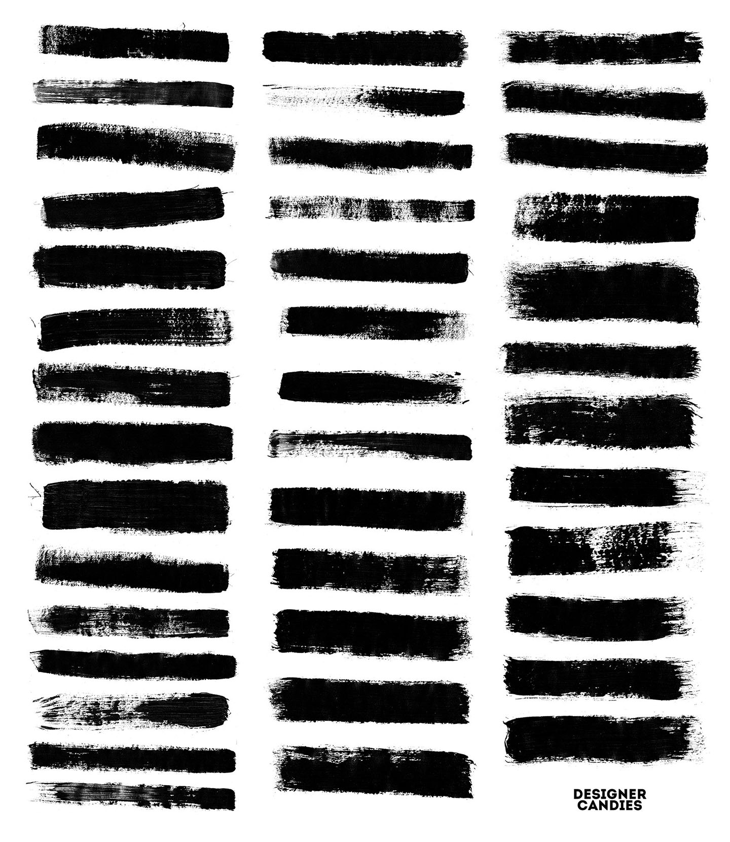 Thick Industrial Paint Stroke Brushes for Photoshop