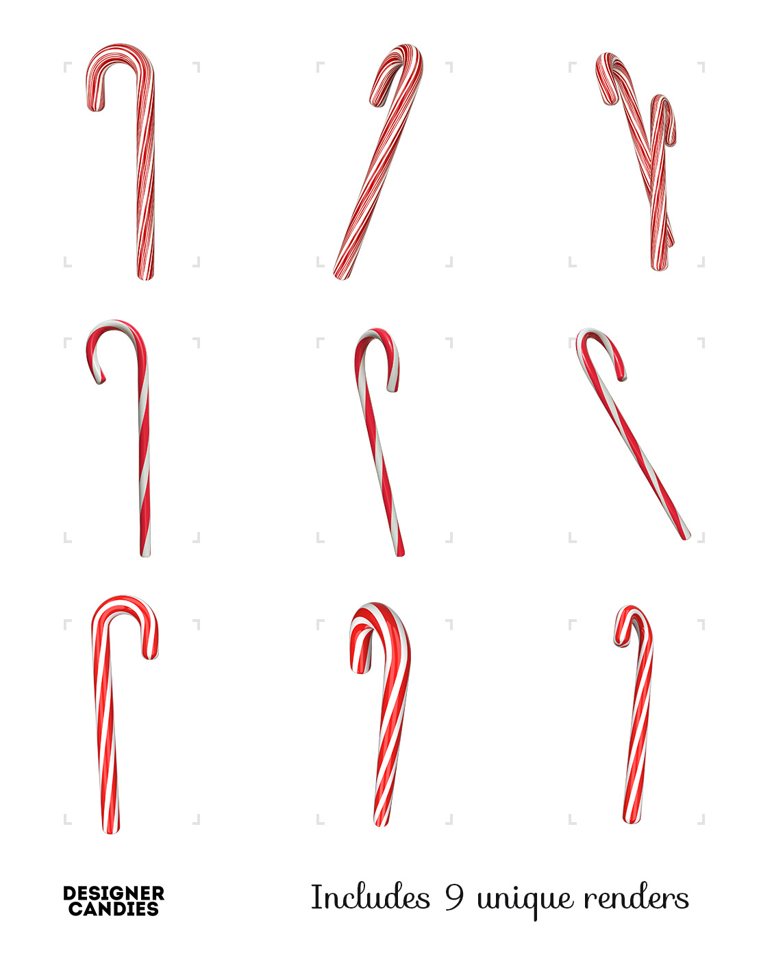Free Candy Cane Renders in .PNG