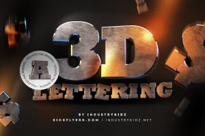 Free 3D Lettering Renders