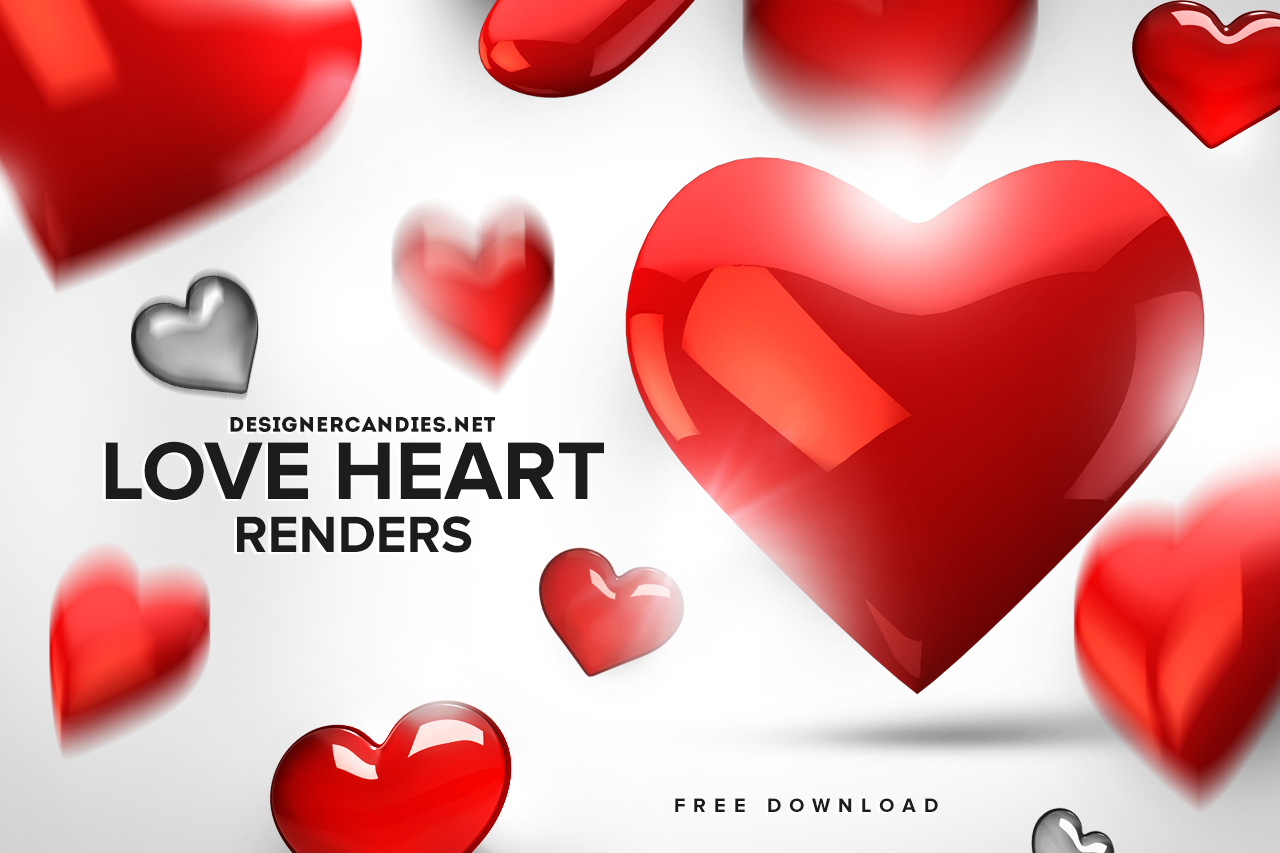 Free Love Heart Renders