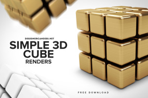 Simple 3D Cube Renders