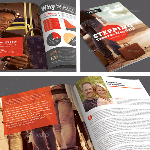 Church Missions Brochure Template