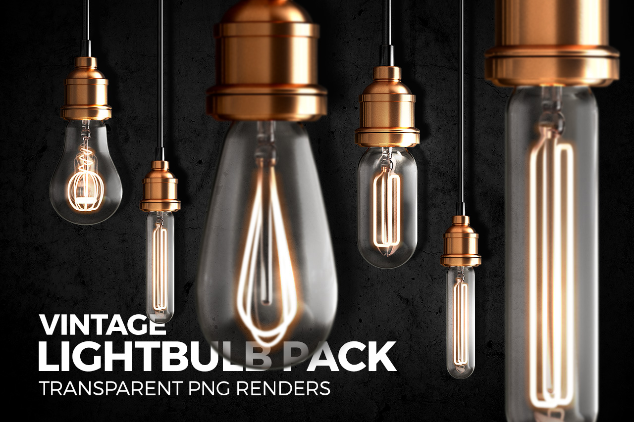 Lightbulb Renders Pack