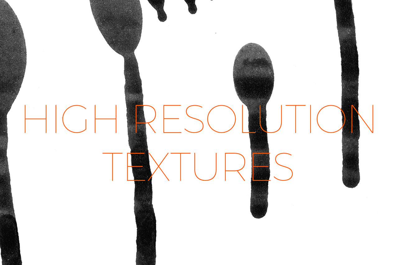 High Resolution Drip Brushes