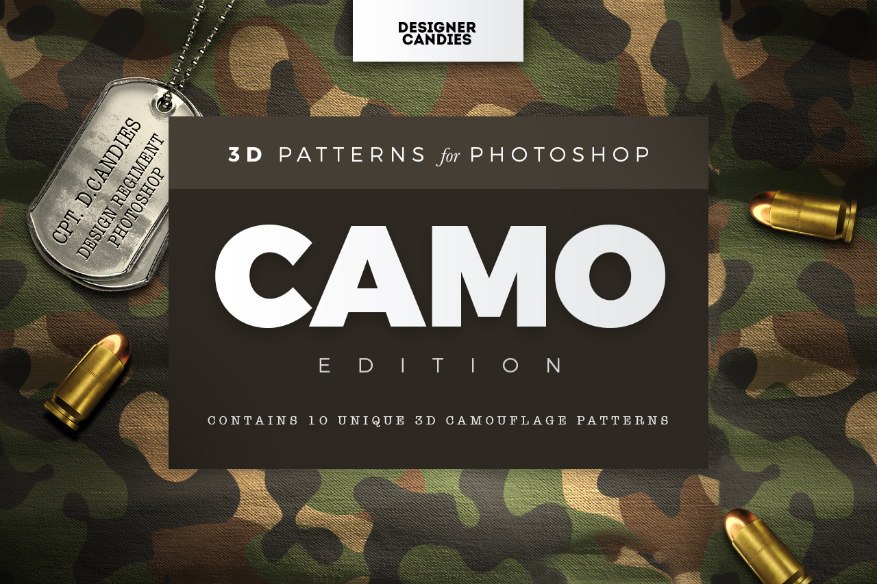 Military Camo Patterns for Photoshop