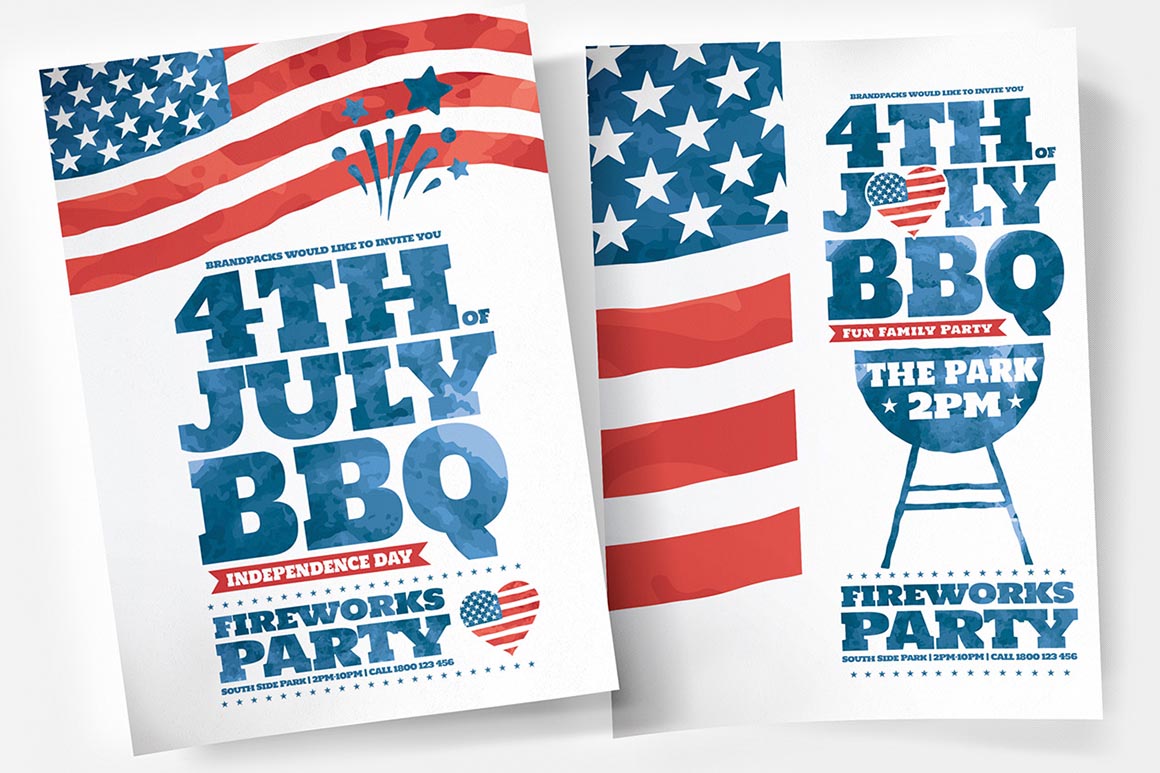 4th of July Flyer Templates