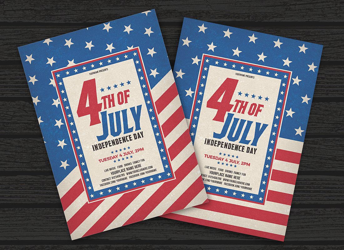 4th July / Independence Day Flyer Template