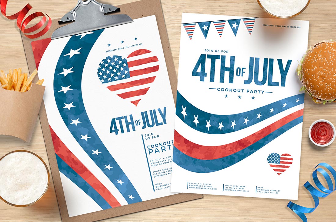 July 4th Poster Templates