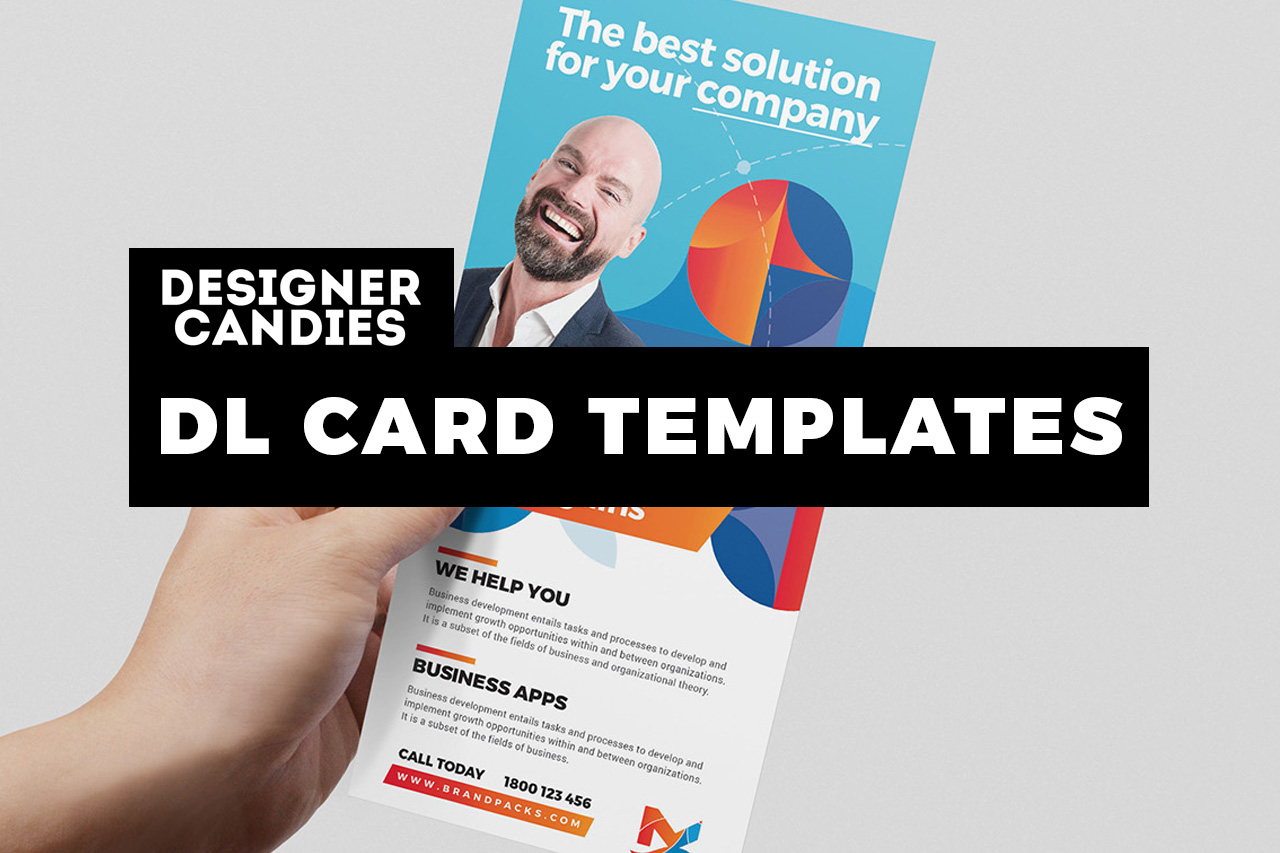 20+ DL Card Templates for Photoshop & Illustrator – DesignerCandies With Dl Card Template
