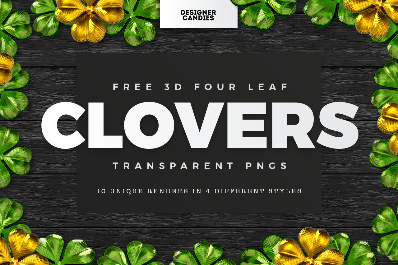 Free 4 Leaf Clover PNGs