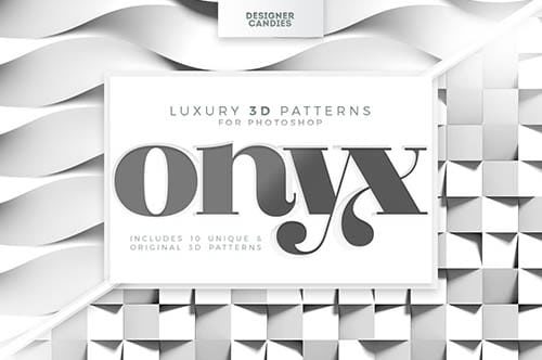 Onyx - 3D Patterns for Photoshop