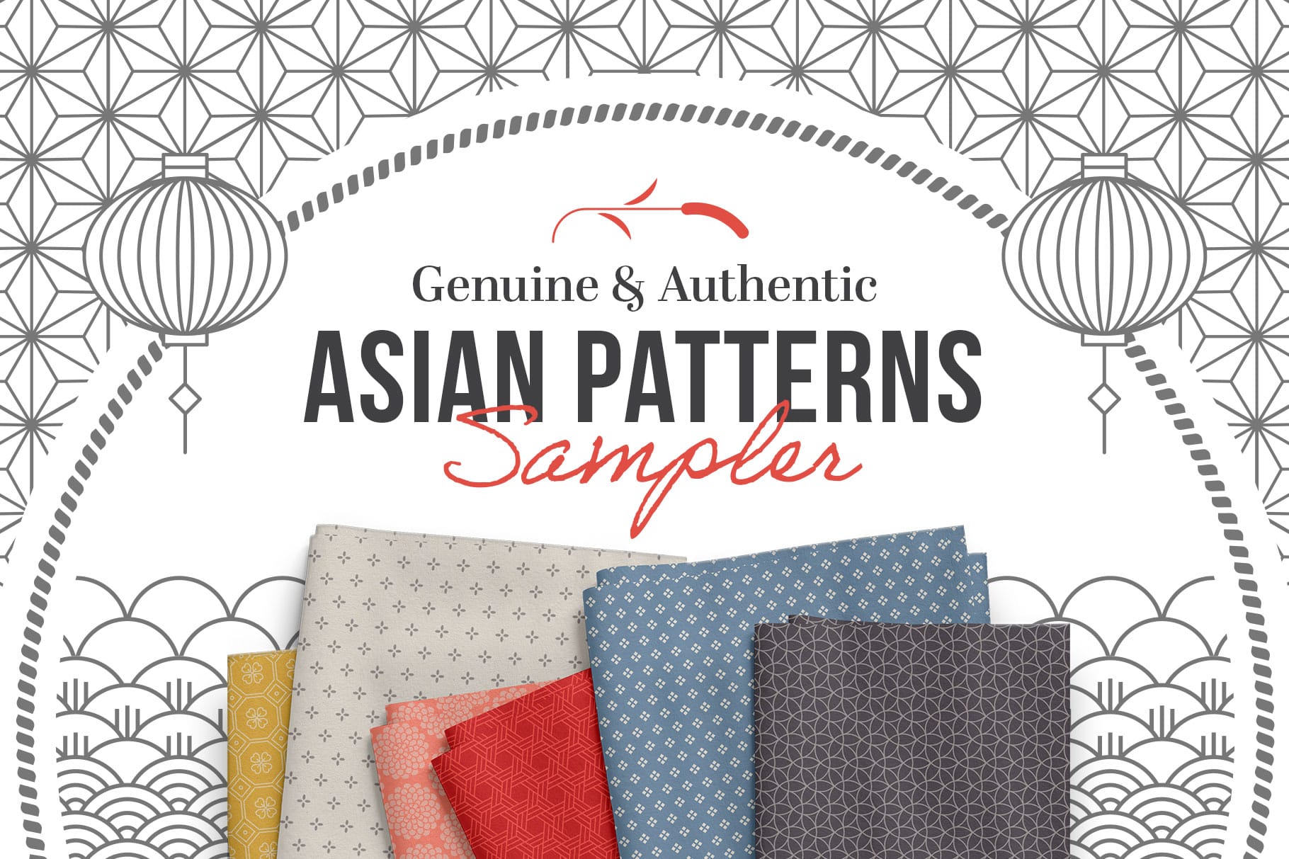 Asian Patterns for Photoshop