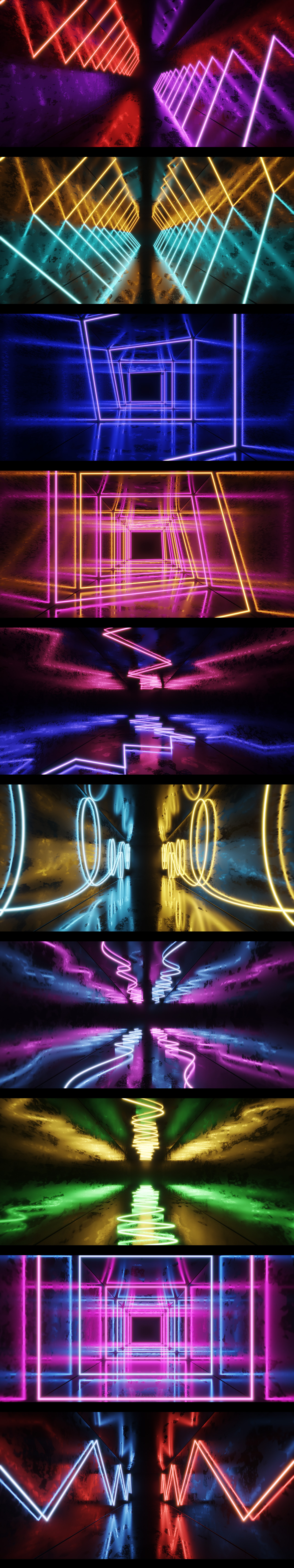 Neon Scenes Abstract Neon Background Images