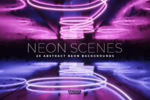 Neon Scenes Abstract Background Textures
