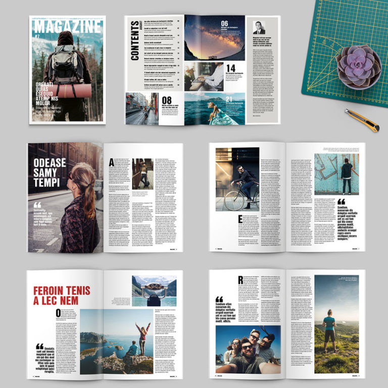35 InDesign Magazine Templates 2024 DesignerCandies