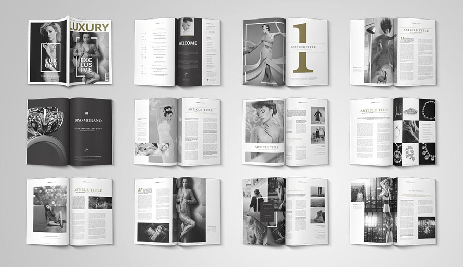 Luxury Magazine InDesign Template