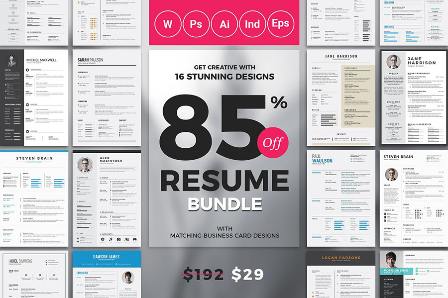 Top Selling Resume/CV Big Bundle