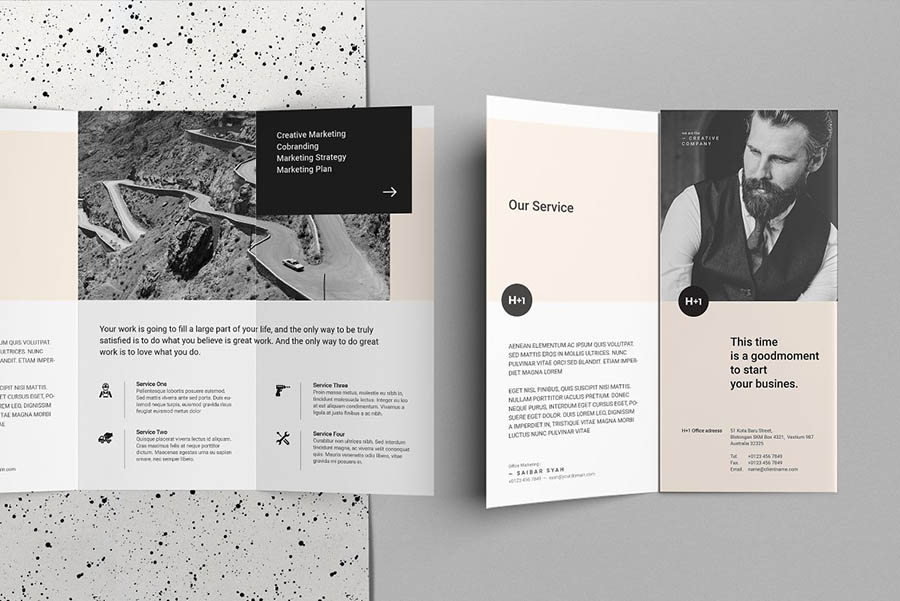 Business TriFold Brochure Template