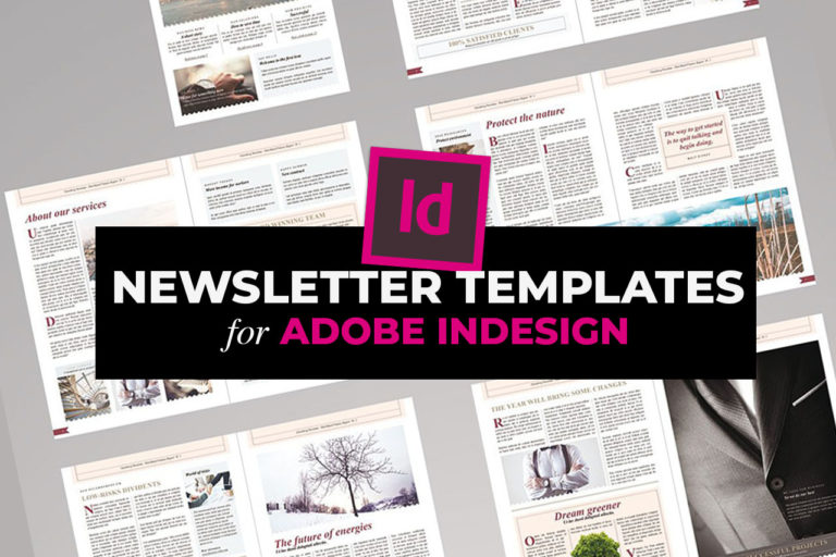 adobe indesign newsletter templates