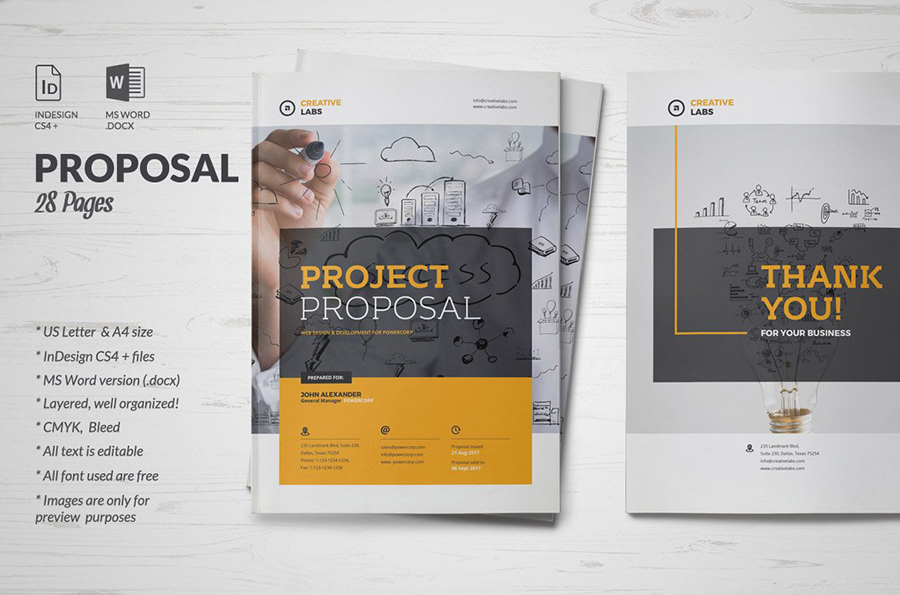 InDesign Business Proposal Template 