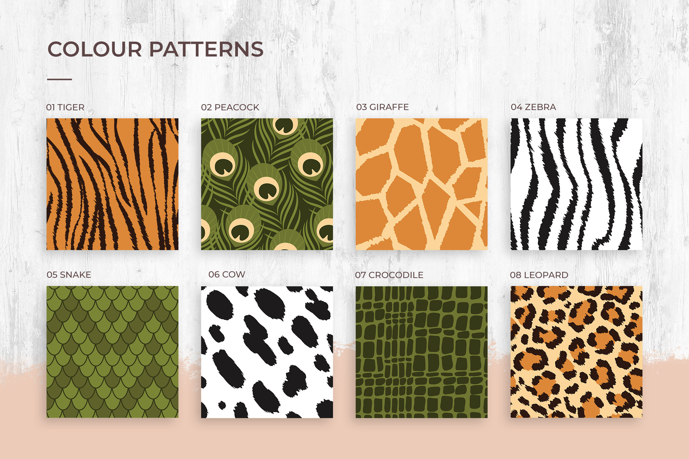 Vector Animal Skin Patterns – DesignerCandies