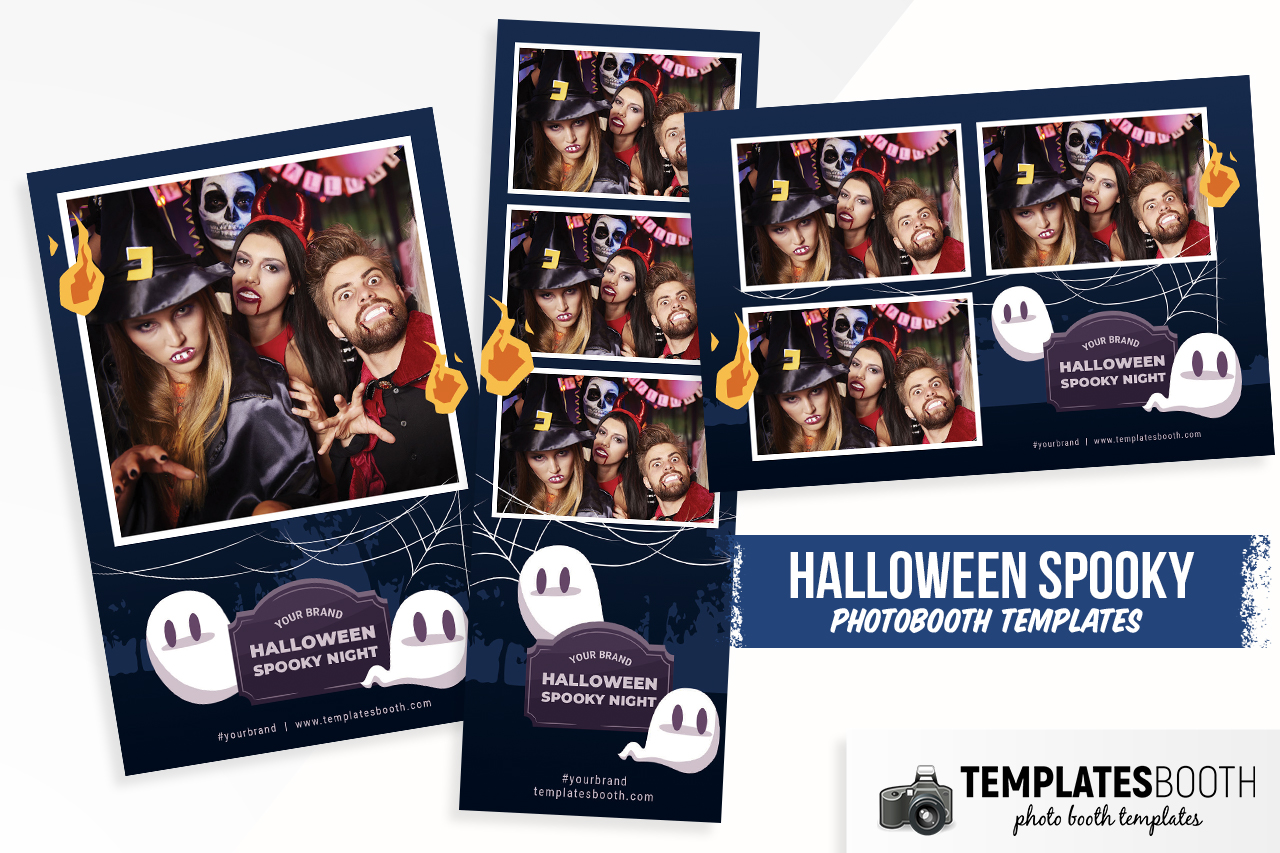 Halloween Spooky Night Photo Booth Template