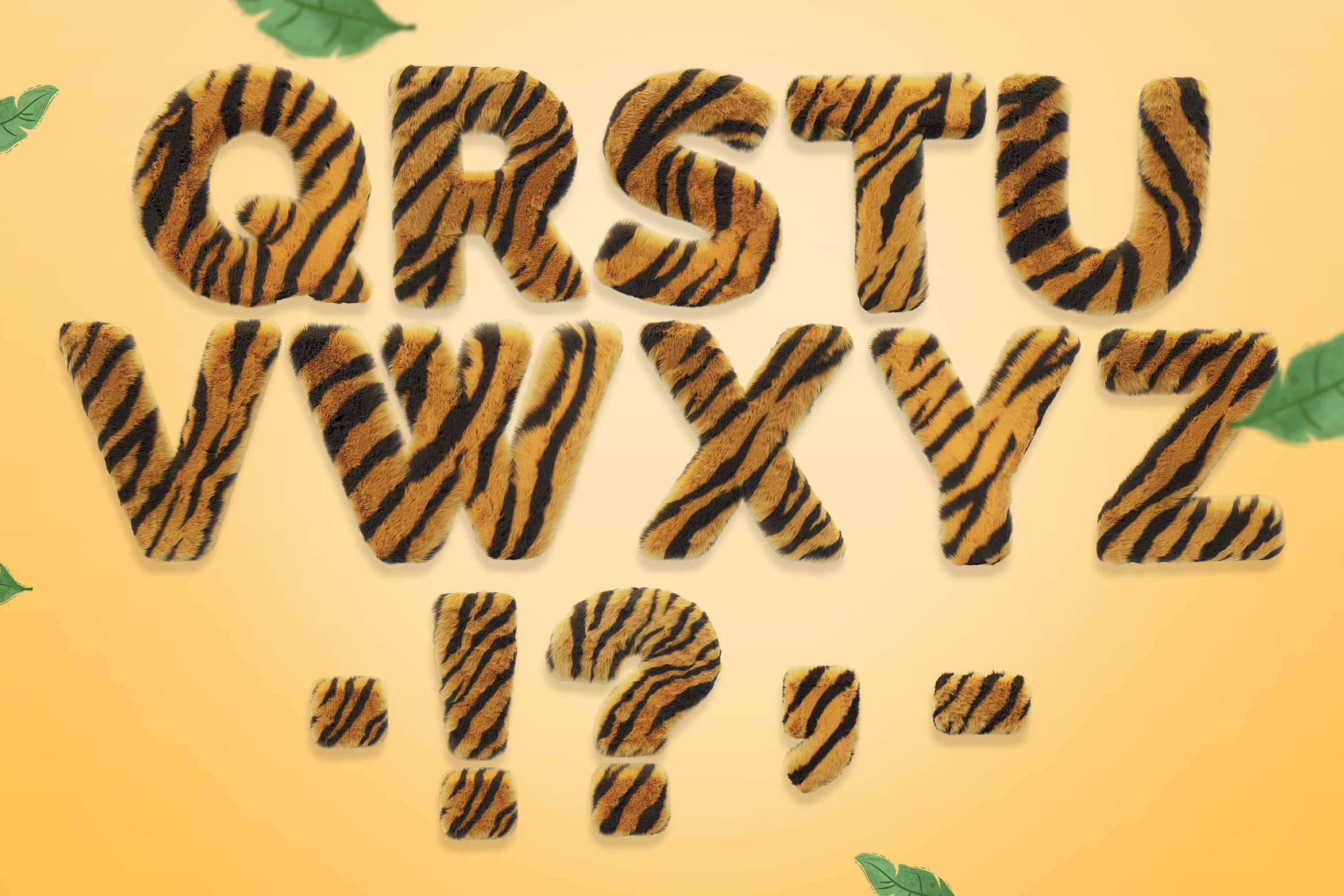 Tiger Text 3D Lettering Pack