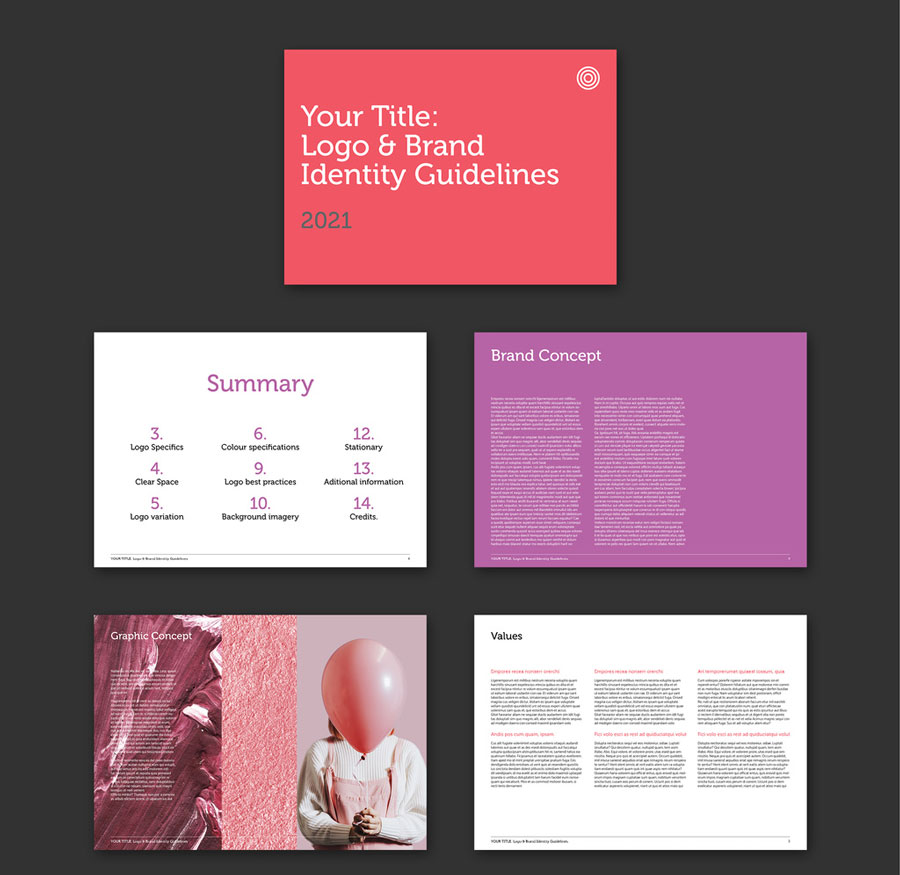 Brand Identity Guidelines Layout