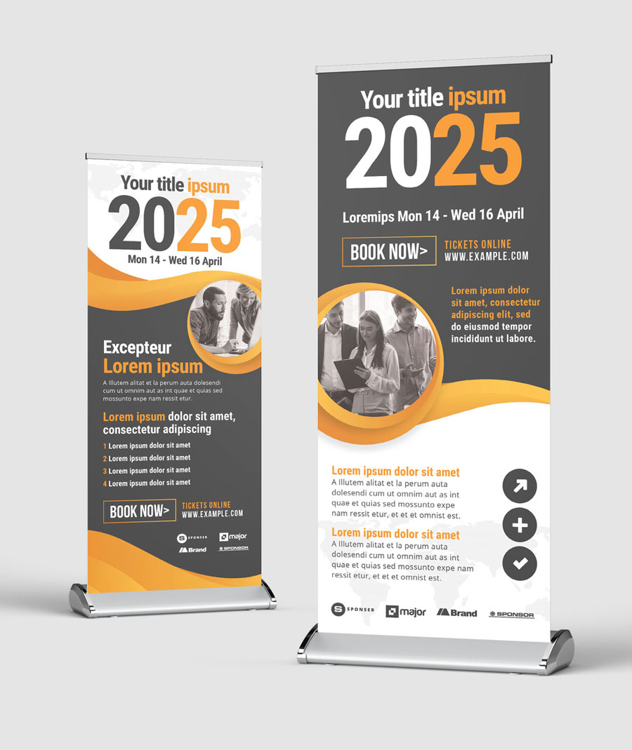 Marketing Roll Up Banner for Business Events and Corporate Seminars