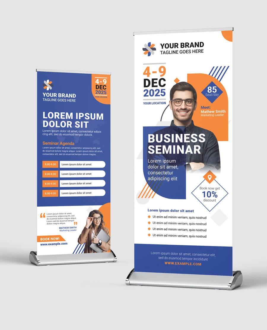 Roll Up Banner for Corporate Event Business Conference Seminar