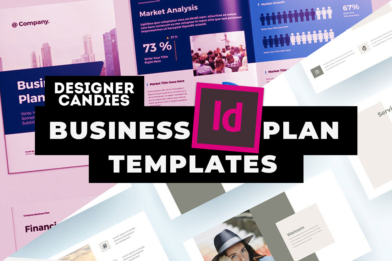 22+ Best InDesign Business Plan Templates – DesignerCandies Regarding Business Plan Template Indesign