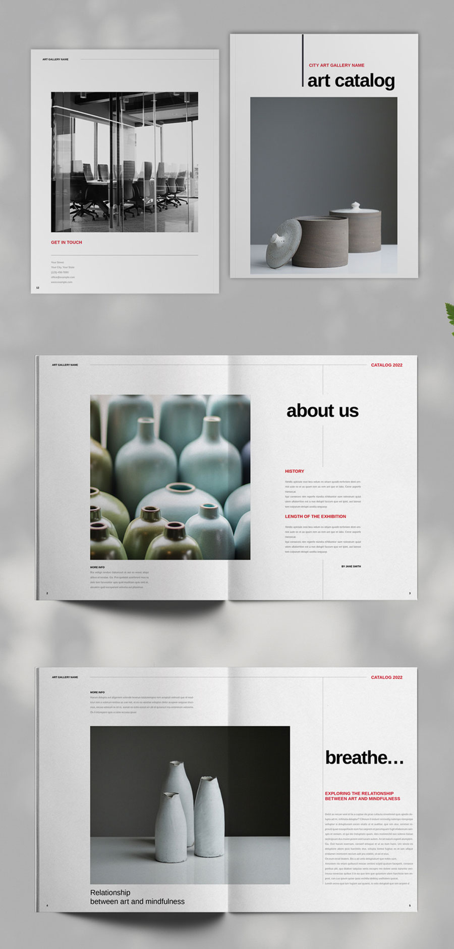 Art Catalog Layout