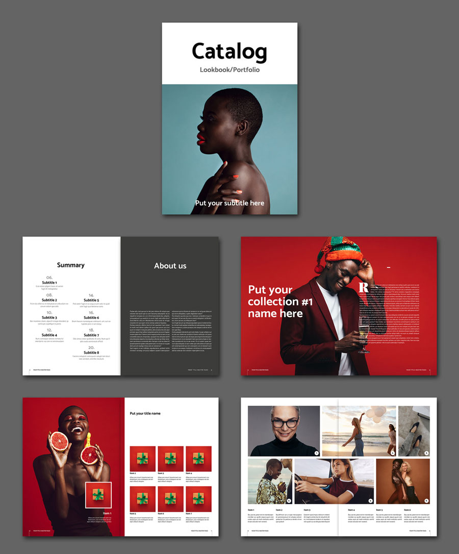 Catalog Lookbook Layout