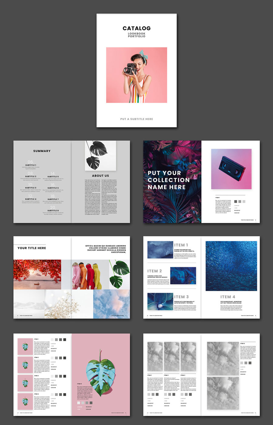 Catalog Lookbook Layout