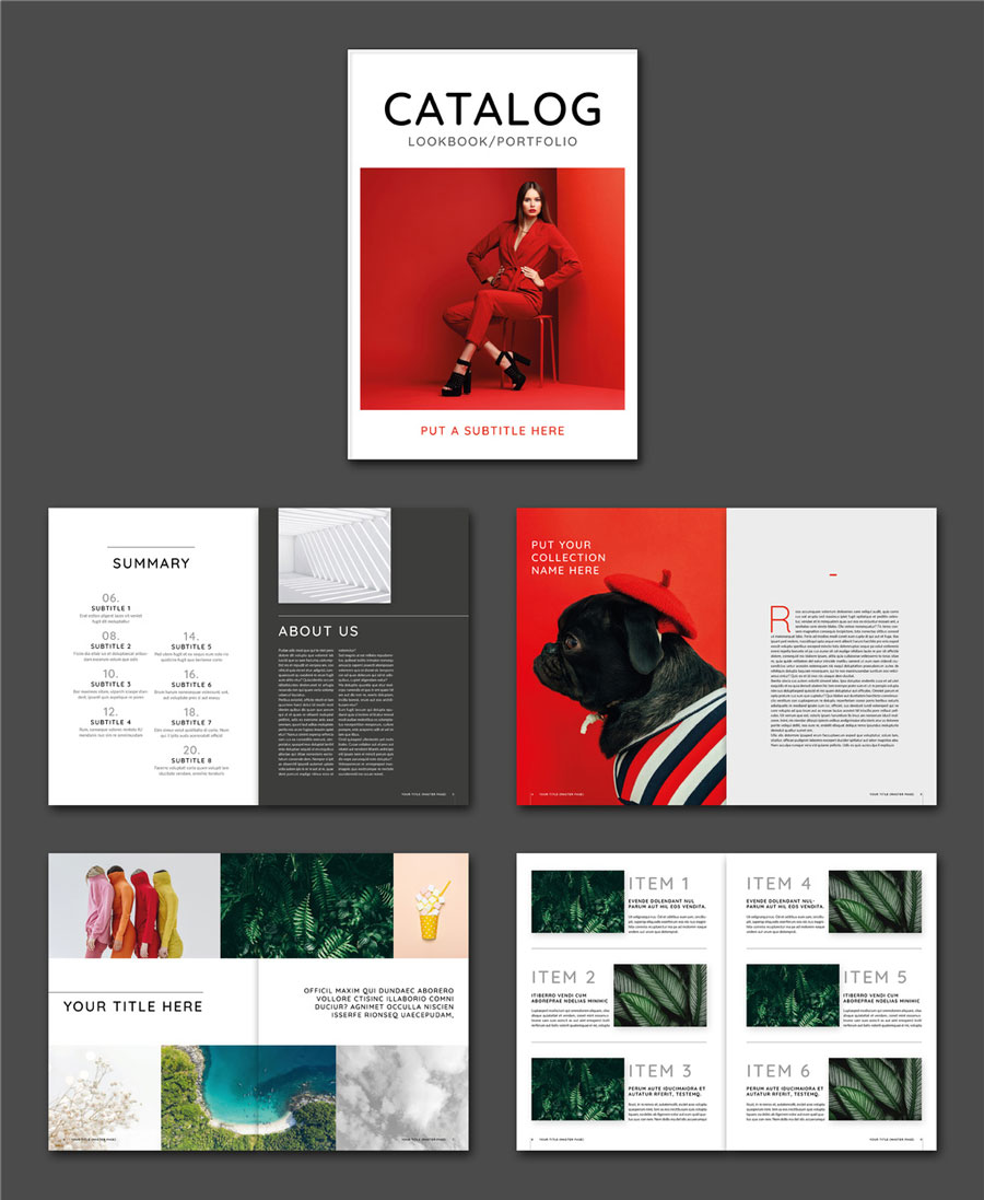 Catalog Portfolio Layout