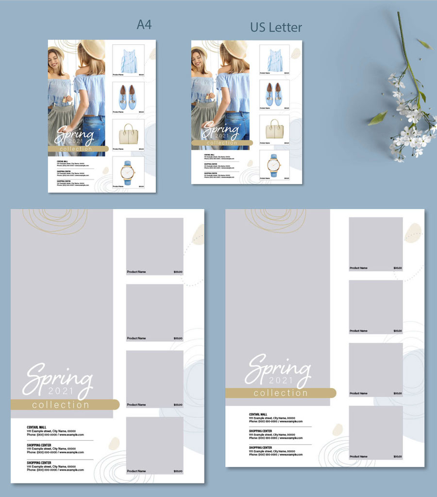 Product Line Sheet Layout