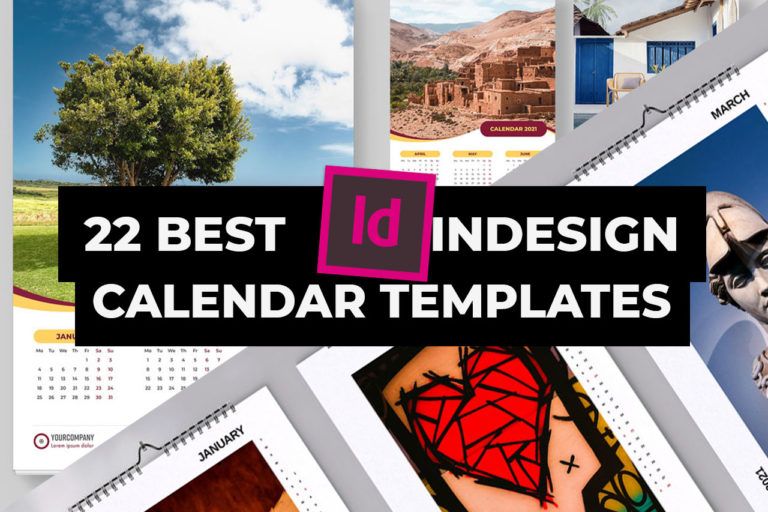 22 Best InDesign Calendar Templates DesignerCandies