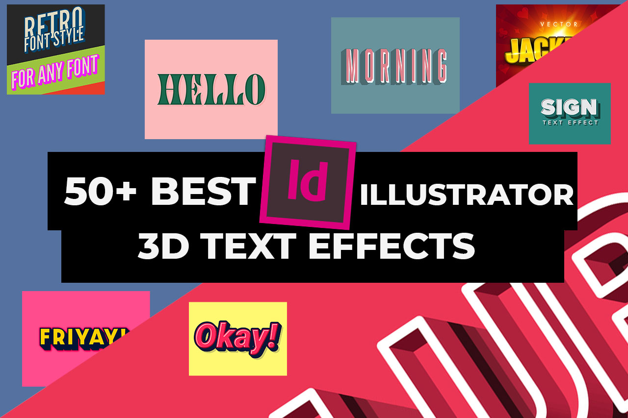 Cool 3D Text Effects for Adobe Illustrator