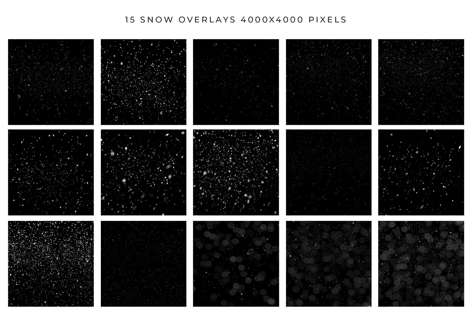 PNG Snow Photo Overlays