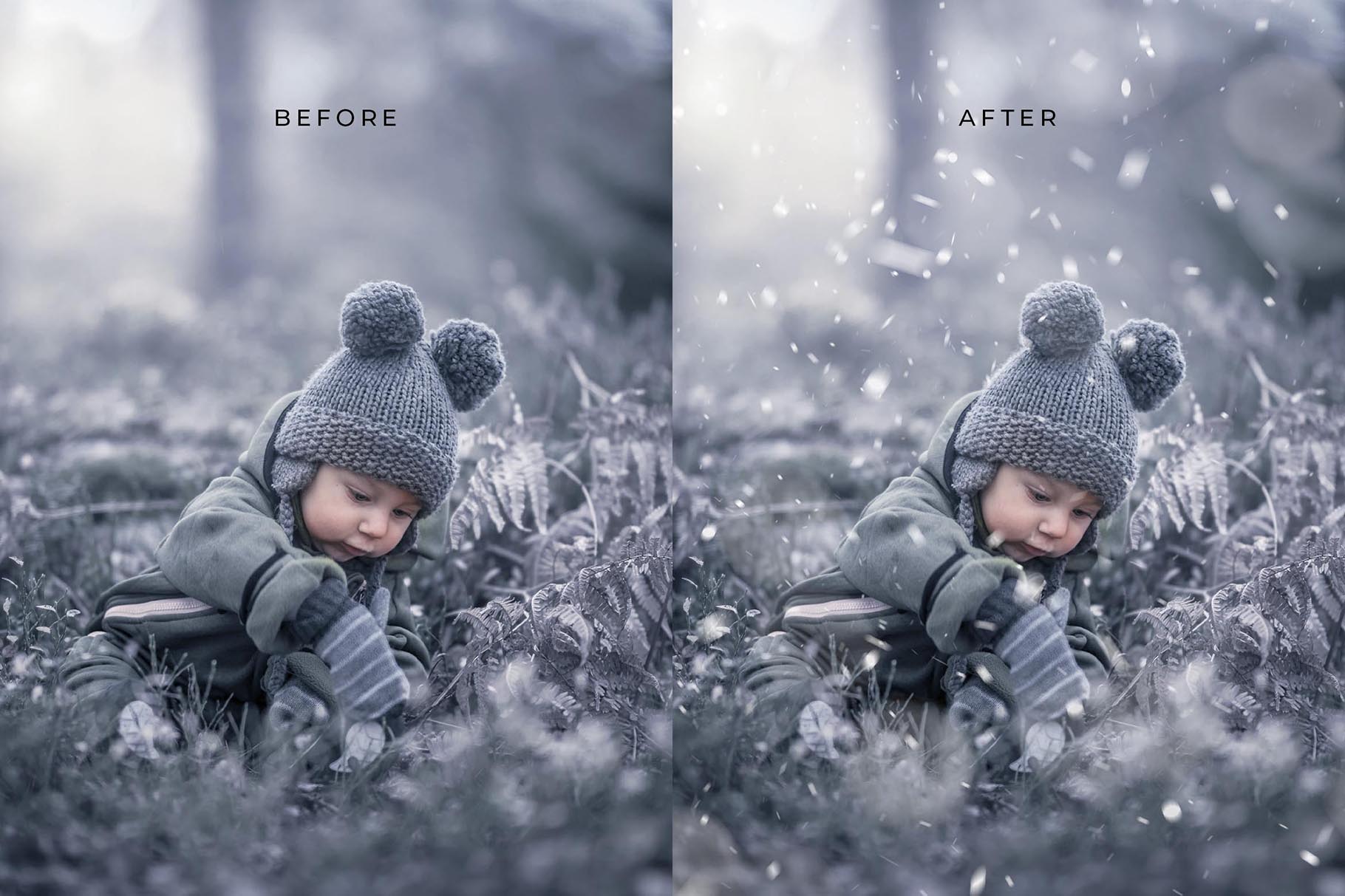 Snow Photo Overlays PNG