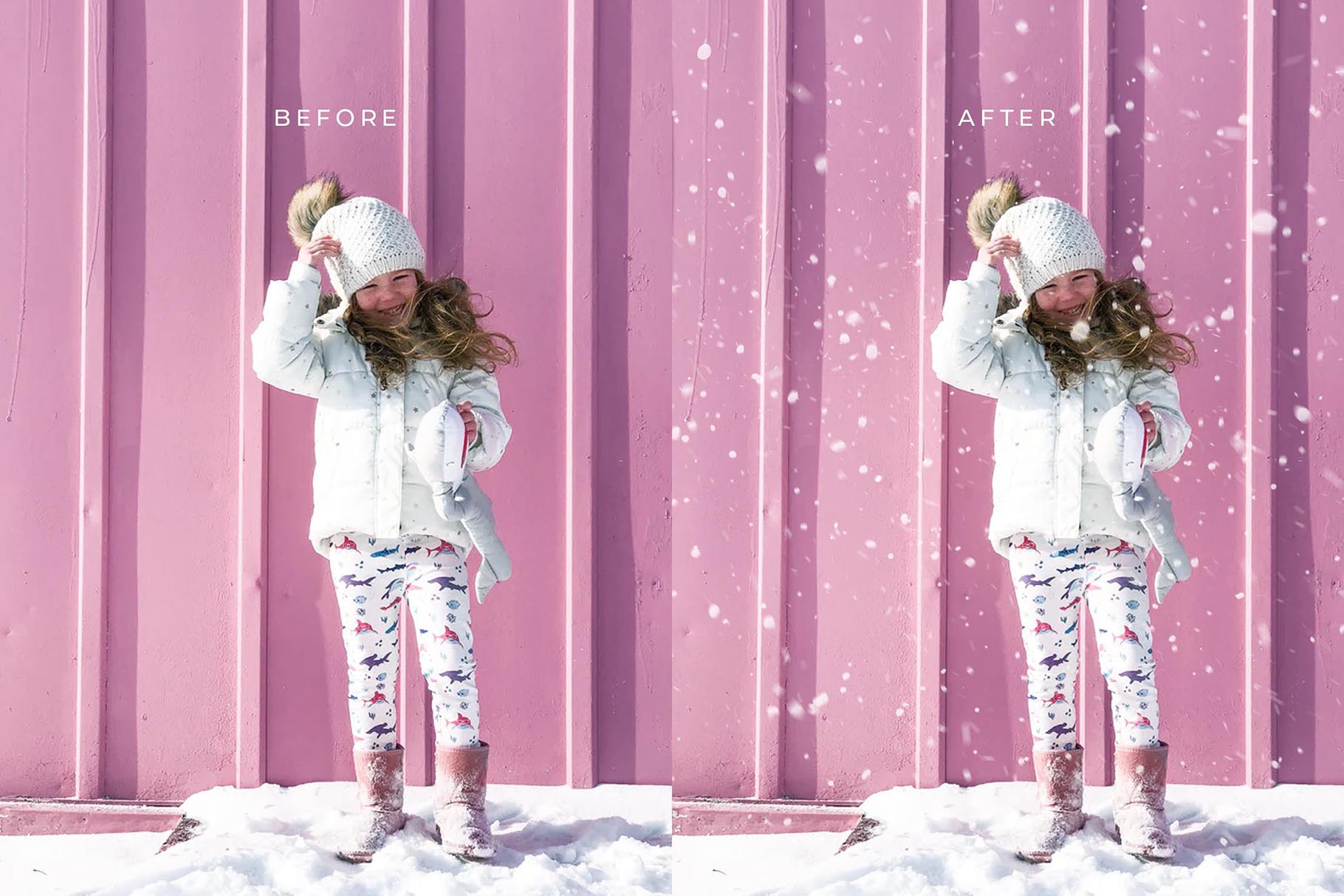 Snow Photo Overlays PNG