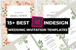 InDesign Wedding Invitation Templates