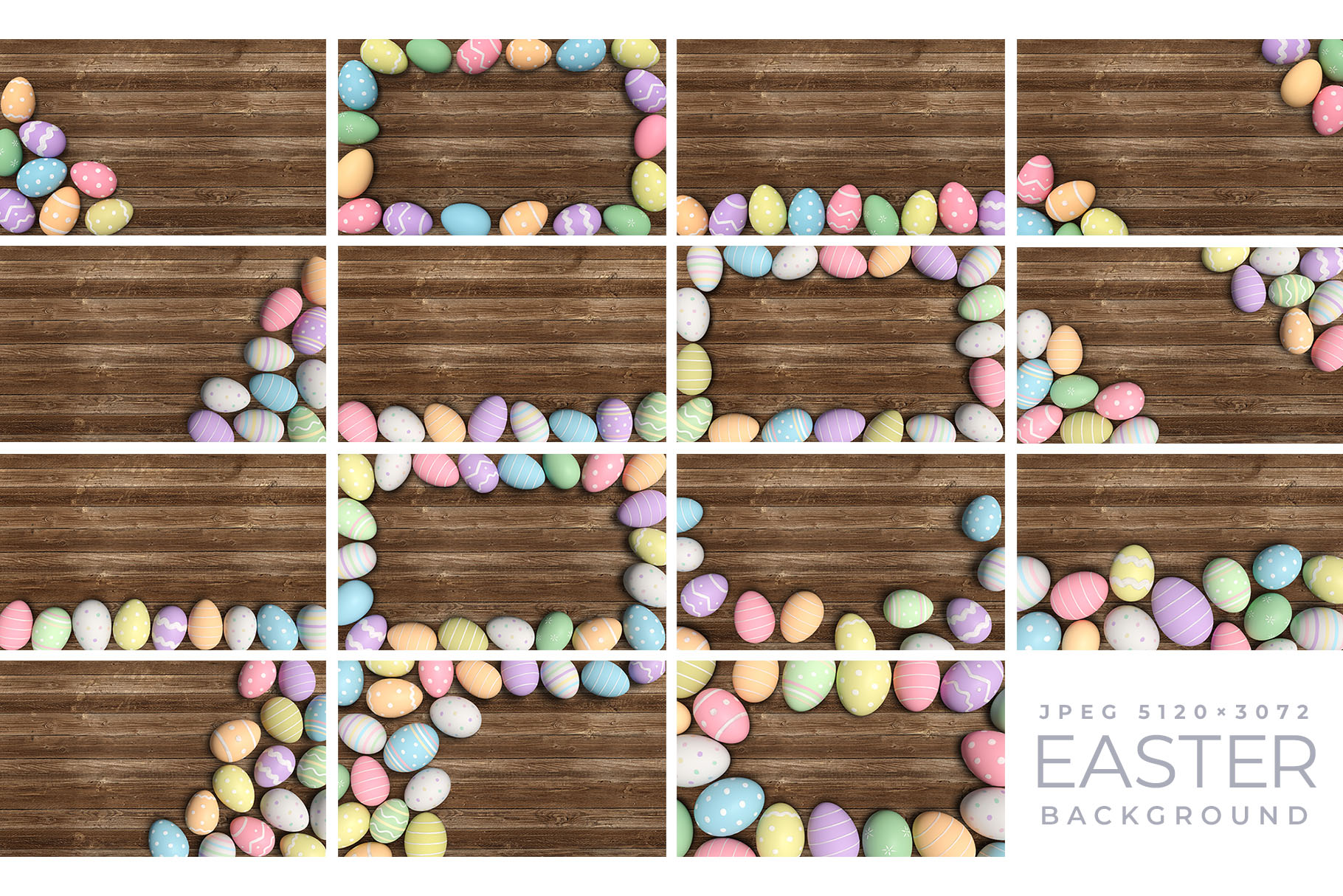 Easter Backgrounds Vol.2 [PSD, AI, Vector] - DesignerCandies