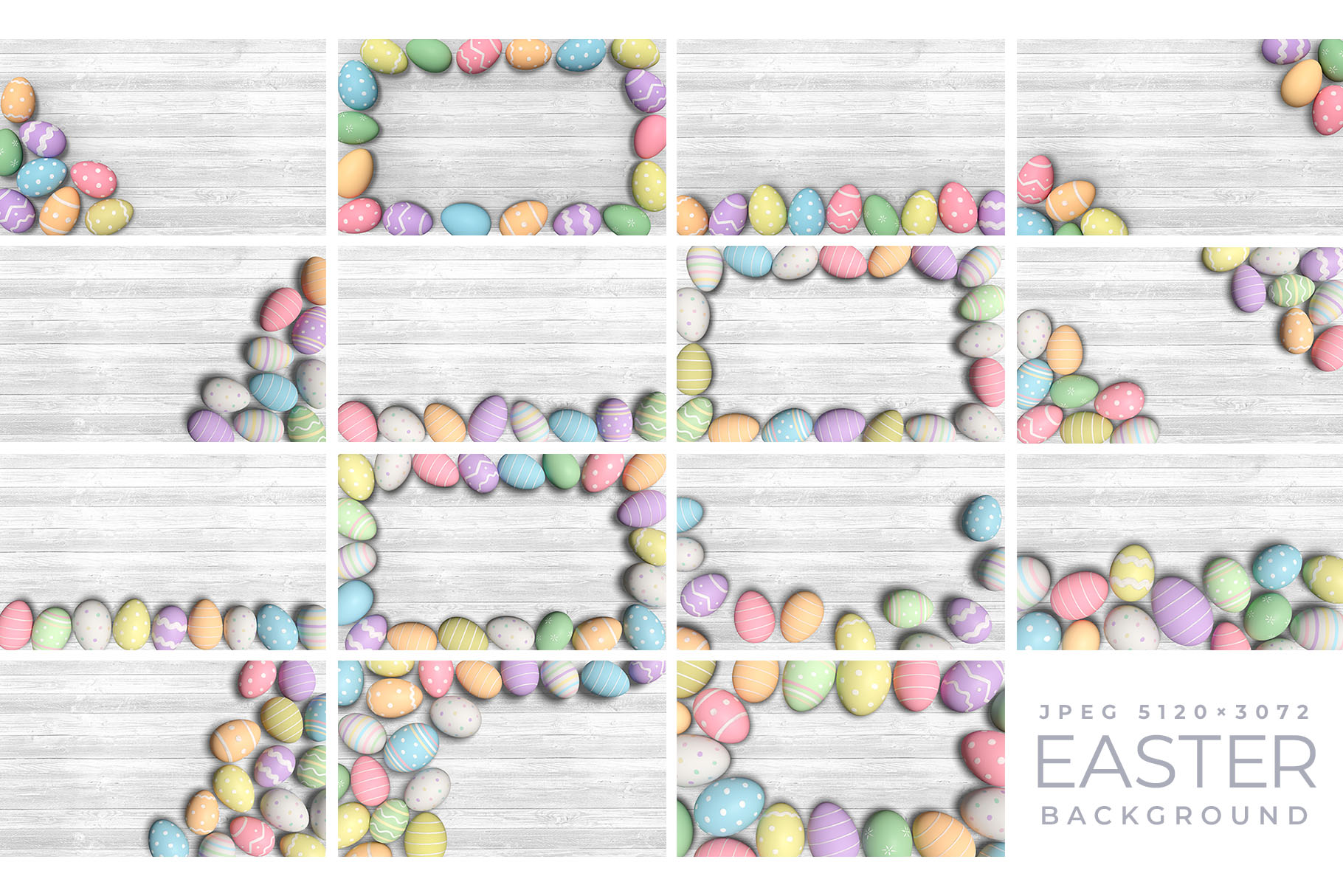 Easter Backgrounds Vol.2 [PSD, AI, Vector] - DesignerCandies