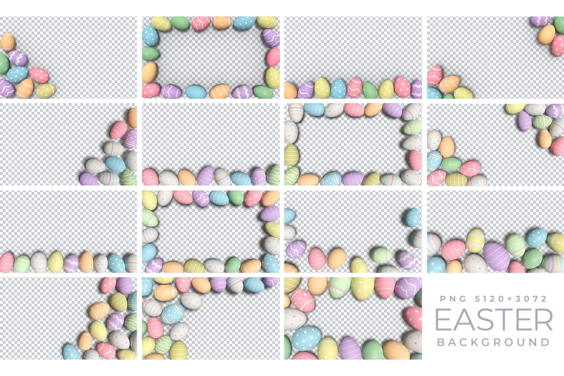 Easter Backgrounds Vol.2 [PSD, AI, Vector] - DesignerCandies
