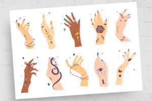 Spiritual Astrology Illustrations (AI, Vector Formats)