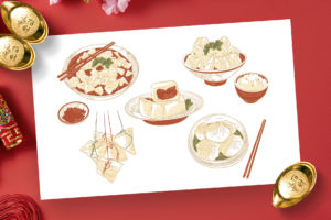 Chinese Food illustration (AI, Vector Formats)