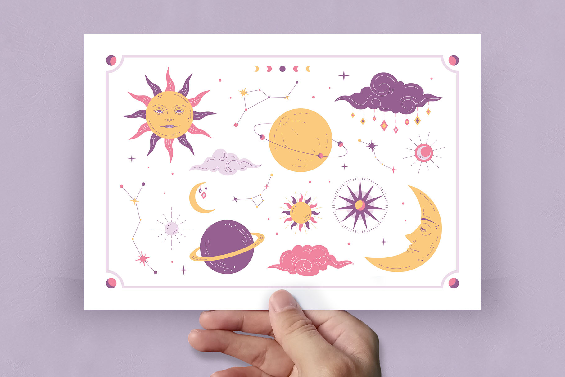 Astrology Illustrations (AI, Vector Formats)
